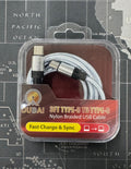 ACRYLIC TYPE-C TO TYPE-C CABLE (3FT) 6Pack