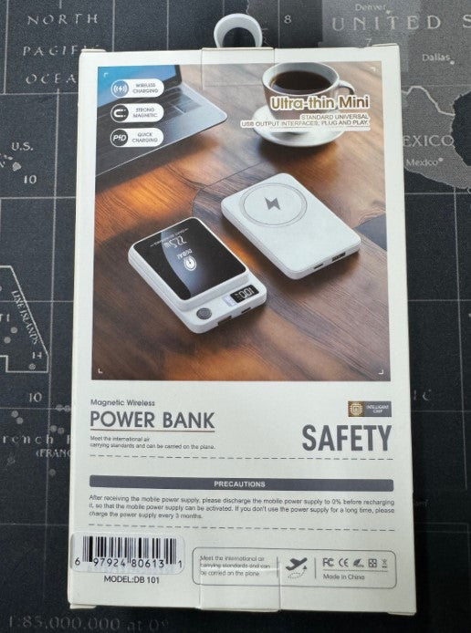 DB101 - 10,000 MAH MAGSAFE POWER BANK 2 Pack