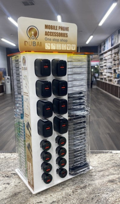 ACRYLIC DISPLAY W/ 72PCs
