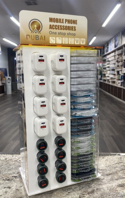 ACRYLIC DISPLAY W/ 72PCs