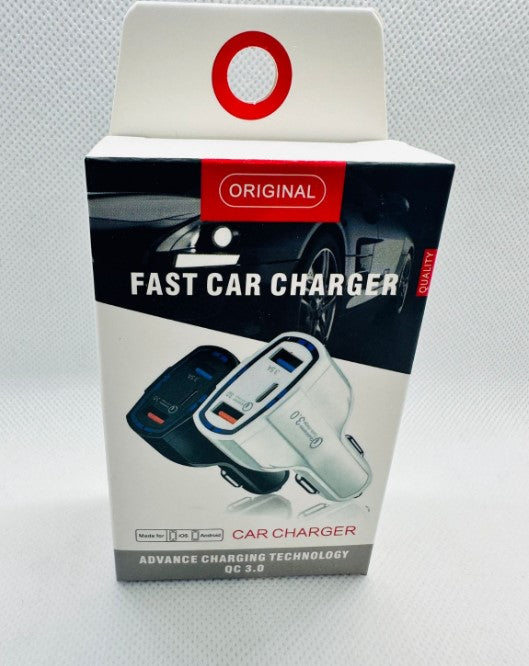 TRIPLE PORT FAST CAR CHARGER 6 Pack