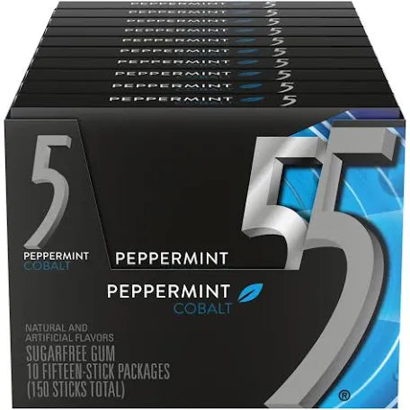 Wrigley’s 5 Gum peppermint