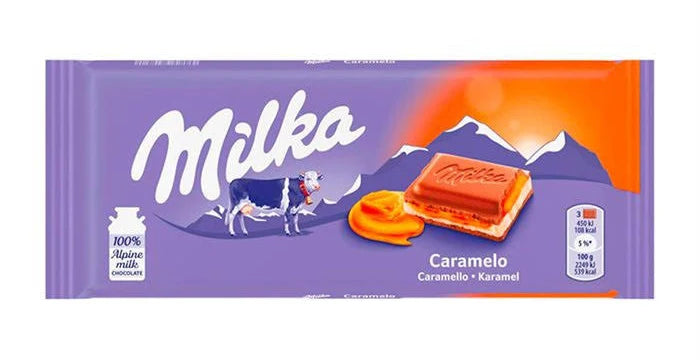 Milka Caramel 100g (18pack)