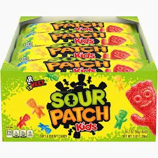 Sour Patch Kids Soft & Chewy Gummy Candy Snack Packs, 24 pk./2 oz